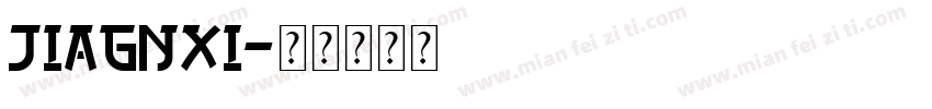 JiagnXi字体转换