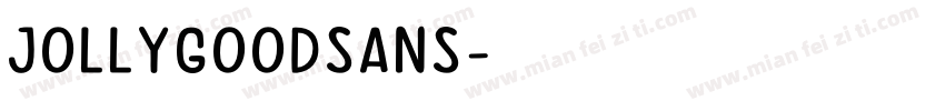JollyGoodSans字体转换