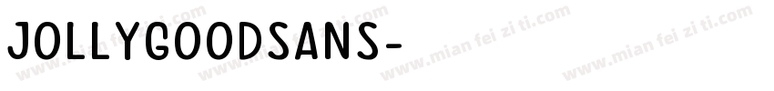 JollyGoodSans字体转换