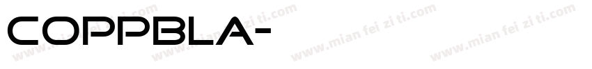 COPPBLA字体转换