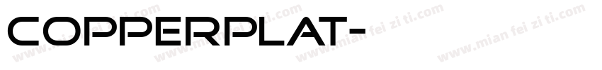 copperplat字体转换