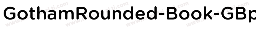 GothamRounded-Book-GBpc-EUC-H字体转换