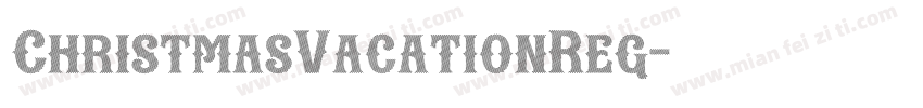 ChristmasVacationReg字体转换