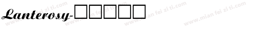 Lanterosy字体转换