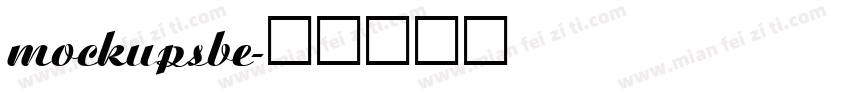 mockupsbe字体转换
