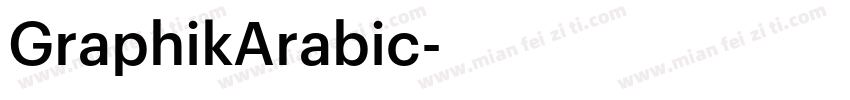GraphikArabic字体转换