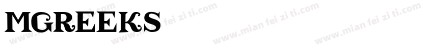 MGreeks字体转换