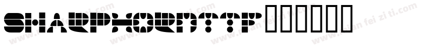 SharpHornttf字体转换