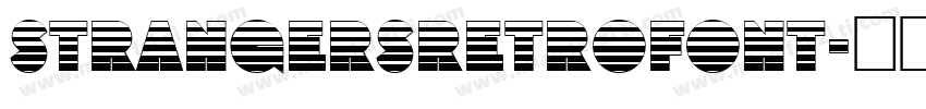 STRANGERSRETROFONT字体转换