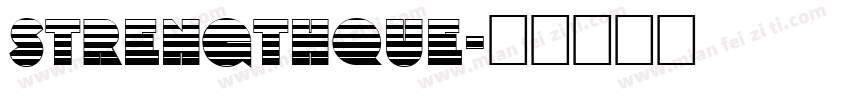 Strengthque字体转换