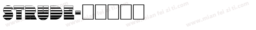 Strude字体转换