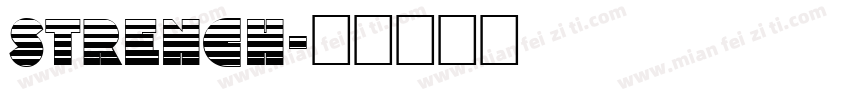strench字体转换