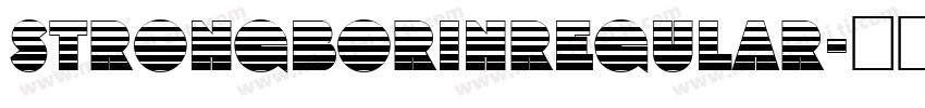 strongborinregular字体转换