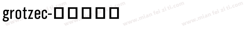 grotzec字体转换