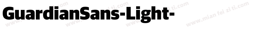 GuardianSans-Light字体转换