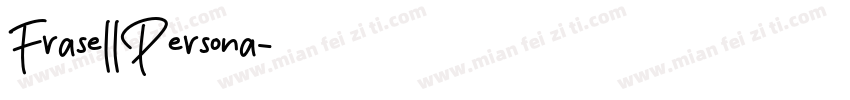 FrasellPersona字体转换