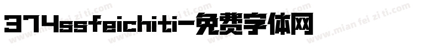 374ssfeichiti字体转换