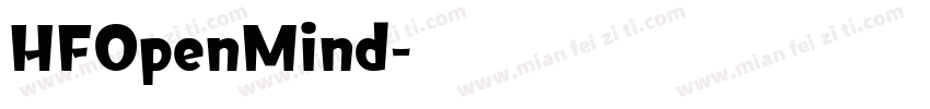 HFOpenMind字体转换