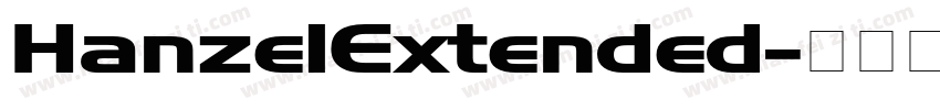 HanzelExtended字体转换