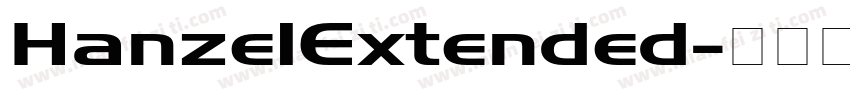 HanzelExtended字体转换
