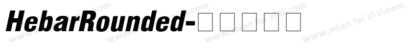 HebarRounded字体转换