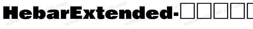 HebarExtended字体转换