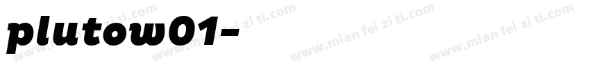 plutow01字体转换