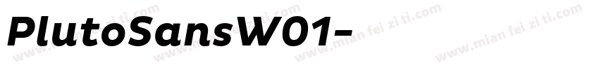 PlutoSansW01字体转换
