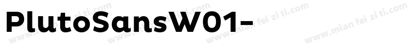 PlutoSansW01字体转换