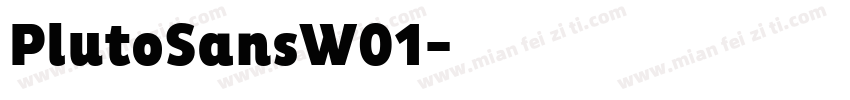 PlutoSansW01字体转换