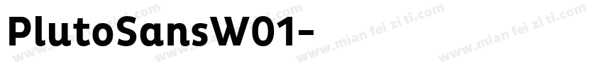 PlutoSansW01字体转换