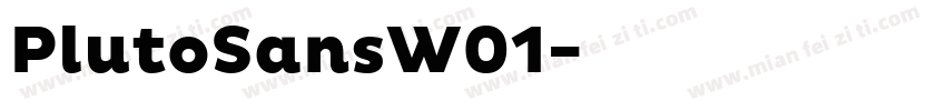 PlutoSansW01字体转换