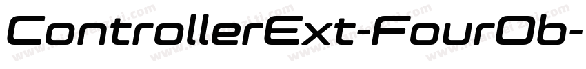 ControllerExt-FourOb字体转换