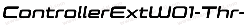ControllerExtW01-Thr字体转换