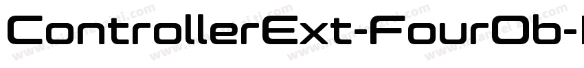 ControllerExt-FourOb字体转换