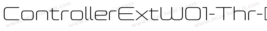 ControllerExtW01-Thr字体转换