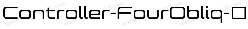 Controller-FourObliq字体转换