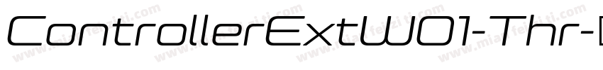 ControllerExtW01-Thr字体转换