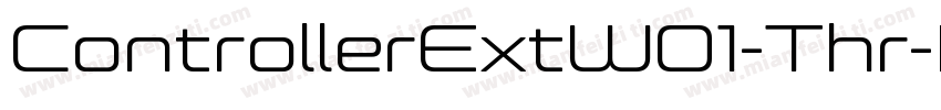 ControllerExtW01-Thr字体转换