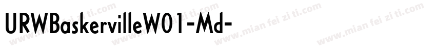 URWBaskervilleW01-Md字体转换