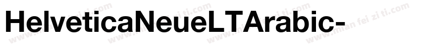 HelveticaNeueLTArabic字体转换