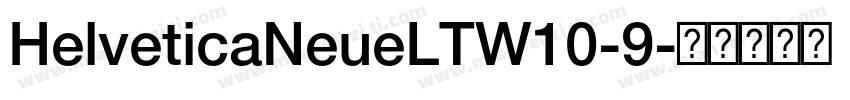 HelveticaNeueLTW10-9字体转换