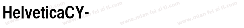 HelveticaCY字体转换