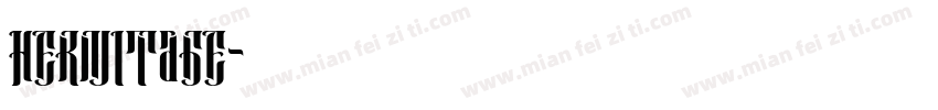 hermitage字体转换