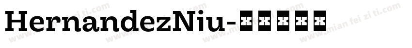 HernandezNiu字体转换