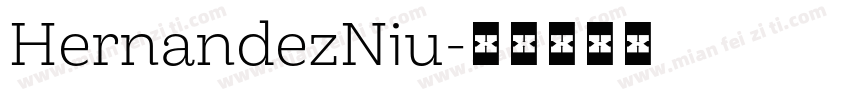 HernandezNiu字体转换