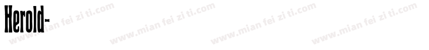 Herold字体转换