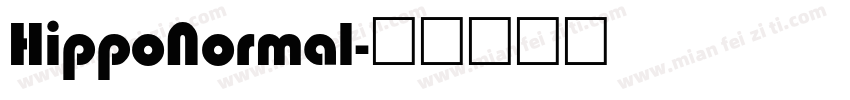 HippoNormal字体转换