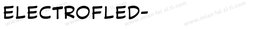 electrofled字体转换