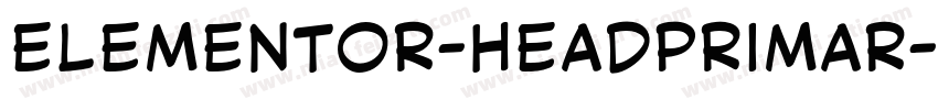 elementor-headprimar字体转换